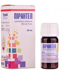 Пірантел оральна суспензія 250 мг/5 мл по 15 мл у флаконі 1 шт. - Kusum