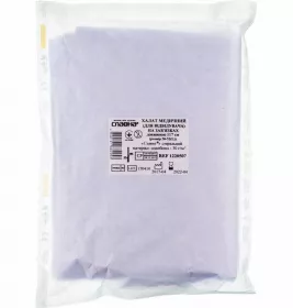 Халат Славна мед.стер.д/в.р.M (46-48) 115см на зав.СБ