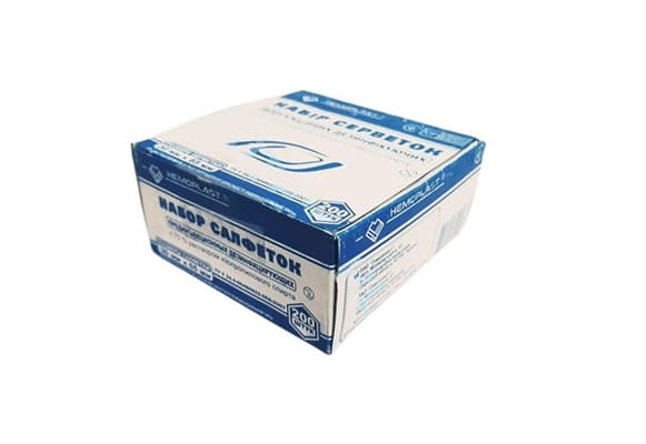 *Серветка передін'єк.№200 Гемопласт