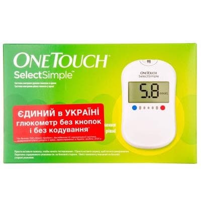 *Глюкометр One Touch Select Simple (Ван Тач Селект Симпл)