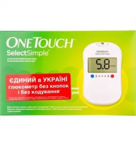 *Глюкометр One Touch Select Simple (Ван Тач Селект Сімпл)