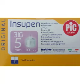 *Игла INSUPEN ORIGINAL стер.д/инсулиновых ручек 31Gх5мм (0,25х5мм) №1