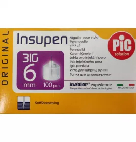 *Голка Insupen для шприц-ручки G31 (0,25*6мм) №1