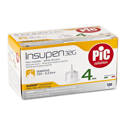 *Игла INSUPEN ORIGINAL стер.д/инсулиновых ручек 32Gx4мм (0,23x4мм) №1 *Игла INSUPEN ORIGINAL стер.д/инсулиновых ручек 32Gx4мм (0,23x4мм) №1