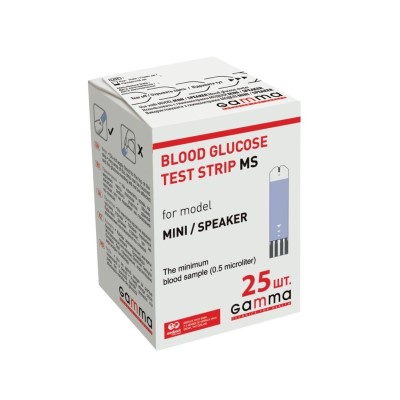 Тест-полоски Gamma MS №25 Тест-полоски Gamma MS №25