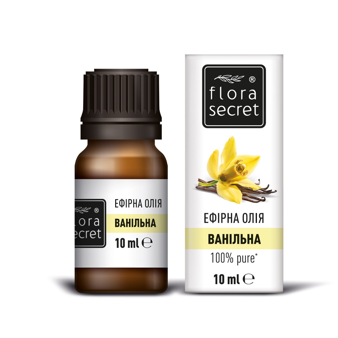 Масло FloraSecret эфирное ванильное 10 мл Масло FloraSecret эфирное ванильное 10 мл