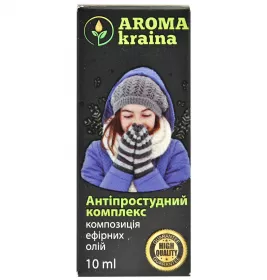 Композиія ефірних олій AromaKraina Антіпростудний комплекс  10мл