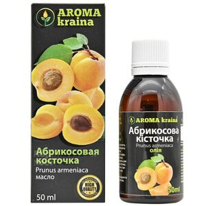 Масло AromaKraina Абрикосовой косточки 50мл Масло AromaKraina Абрикосовой косточки 50мл