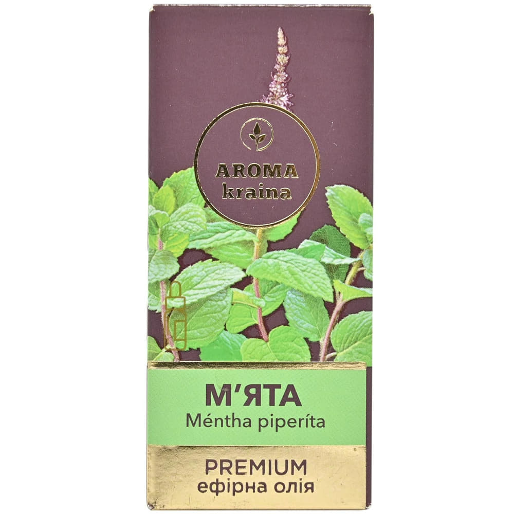 *Ефірна олія AromaKraina Преміум М'ята 10 мл