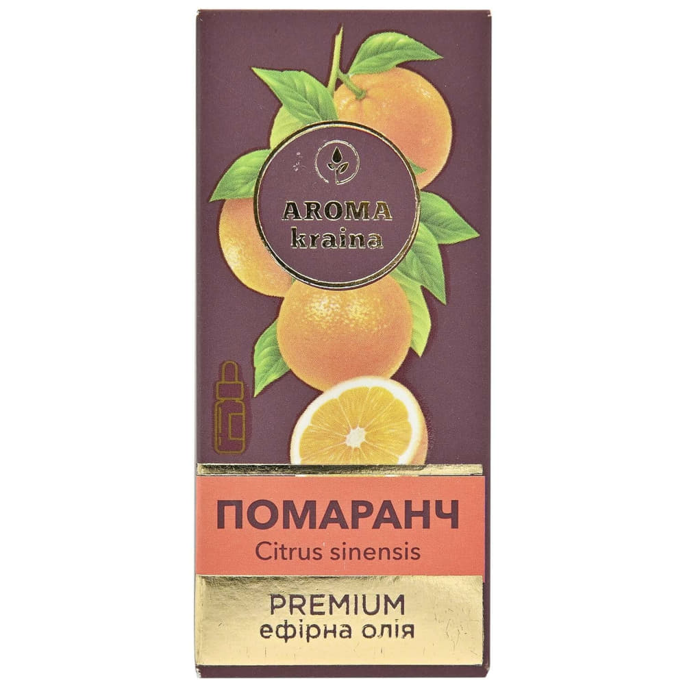 *Масло AromaKraina эфирное Премиум Апельсин 10мл *Масло AromaKraina эфирное Премиум Апельсин 10мл