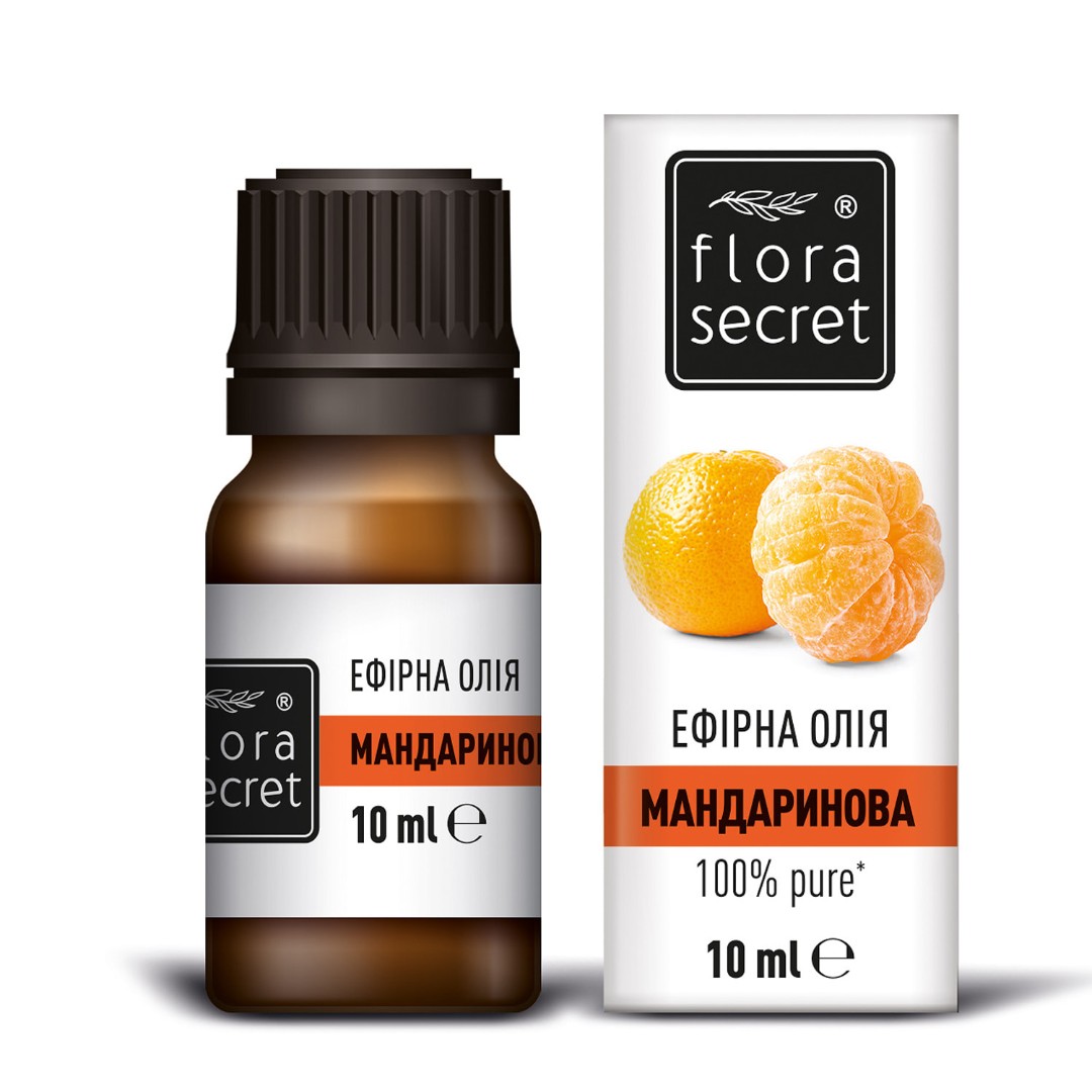 Масло FloraSecret эфирное мандариновое 10 мл Масло FloraSecret эфирное мандариновое 10 мл