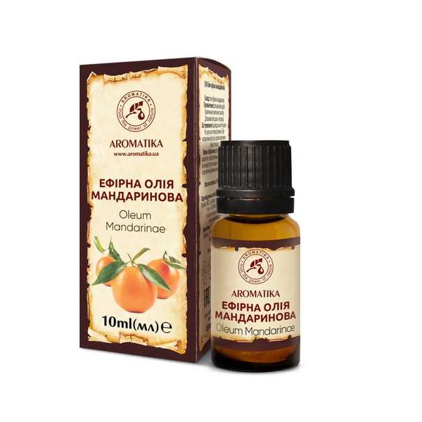 Масло Ароматика эфирное мандариновое 10 мл Масло Ароматика эфирное мандариновое 10 мл