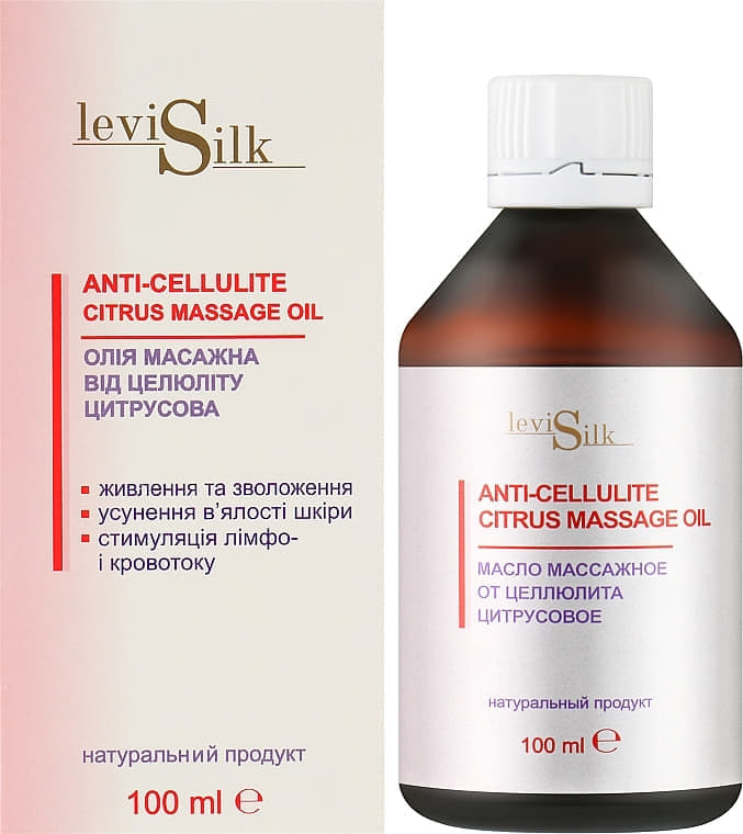 *Масло LeviSilk Массажное от целлюлита цитрусовое 100 мл *Масло LeviSilk Массажное от целлюлита цитрусовое 100 мл