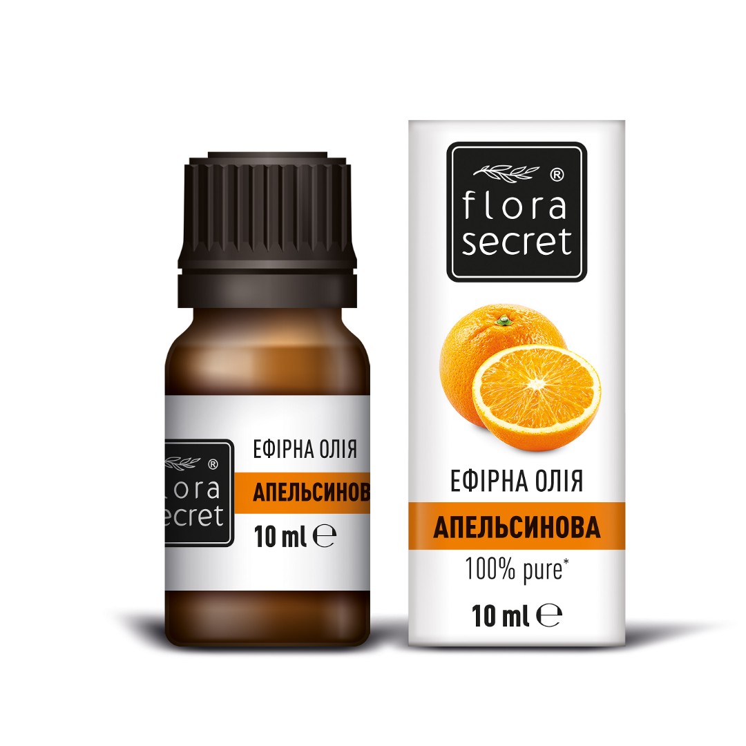 Масло FloraSecret эфирное апельсиновое 10 мл Масло FloraSecret эфирное апельсиновое 10 мл