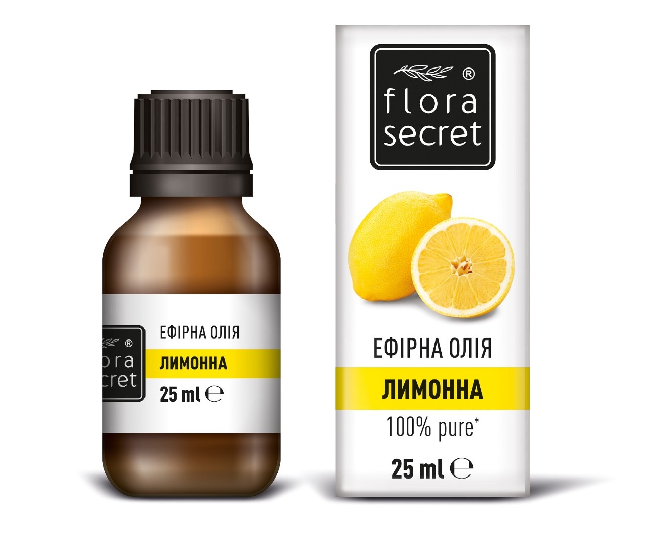 Олія FloraSecret ефірна лимонна 25 мл