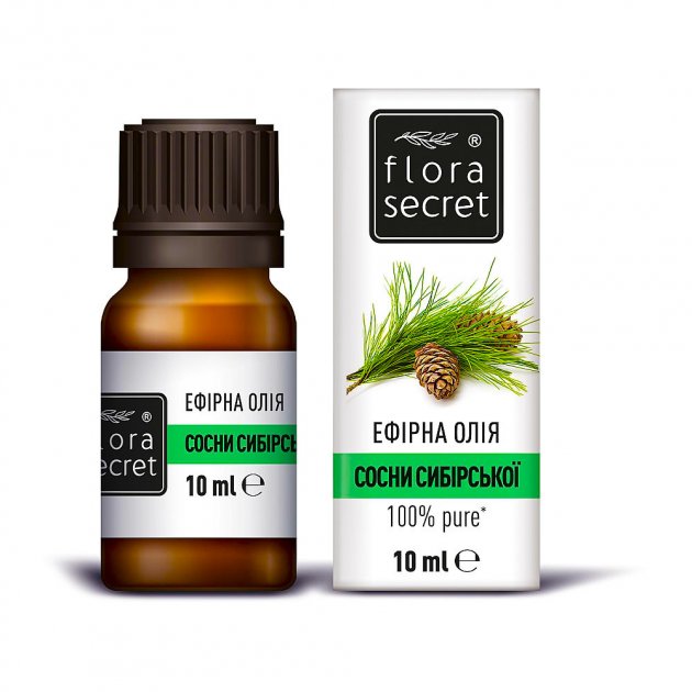 Масло FloraSecret эфирное сосны сибирской 10 мл Масло FloraSecret эфирное сосны сибирской 10 мл
