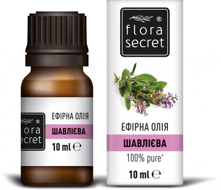 Олія FloraSecret ефірна шавлієва 10 мл