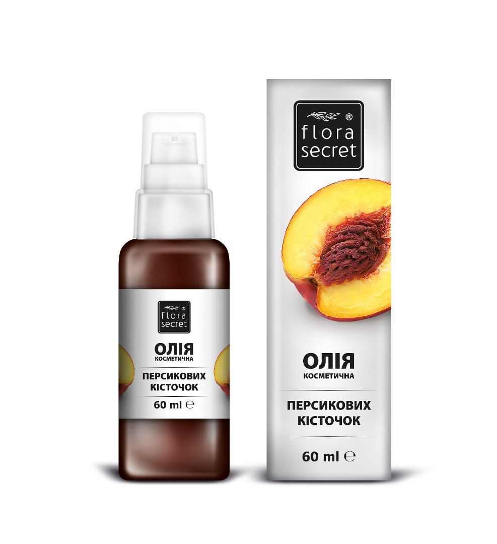Олія FloraSecret косметична персикових кісточок 60 мл