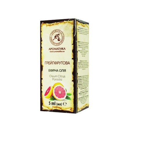 Олія Ароматика ефірна грейпфрутова 5 мл
