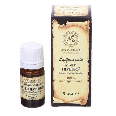 Олія Ароматика ефірна м'яти перцевої 5 мл