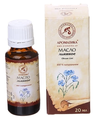 *Олія Ароматика косметична льону 20мл