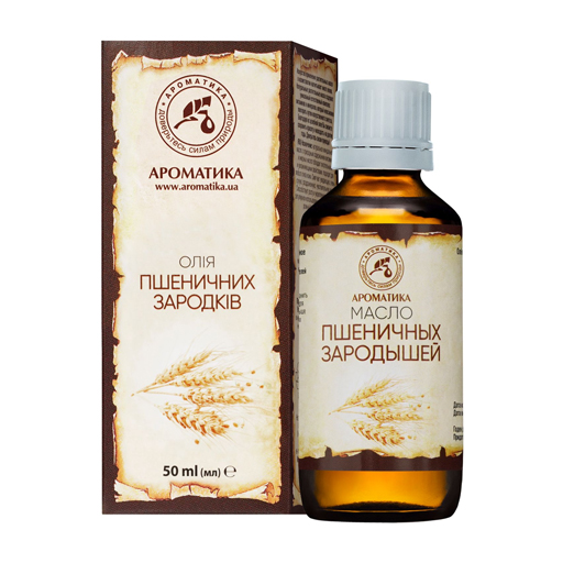 Масло Ароматика косметическое зародышей пшеницы 50 мл Масло Ароматика косметическое зародышей пшеницы 50 мл