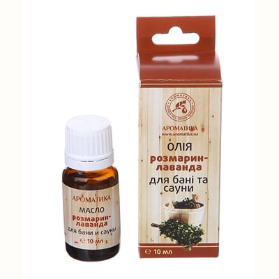 Олія Ароматика косметична для сауни Розмарин-Лаванда 10 мл