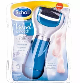 Пилка електрична Scholl для загрубілої шкіри стоп Блакитна