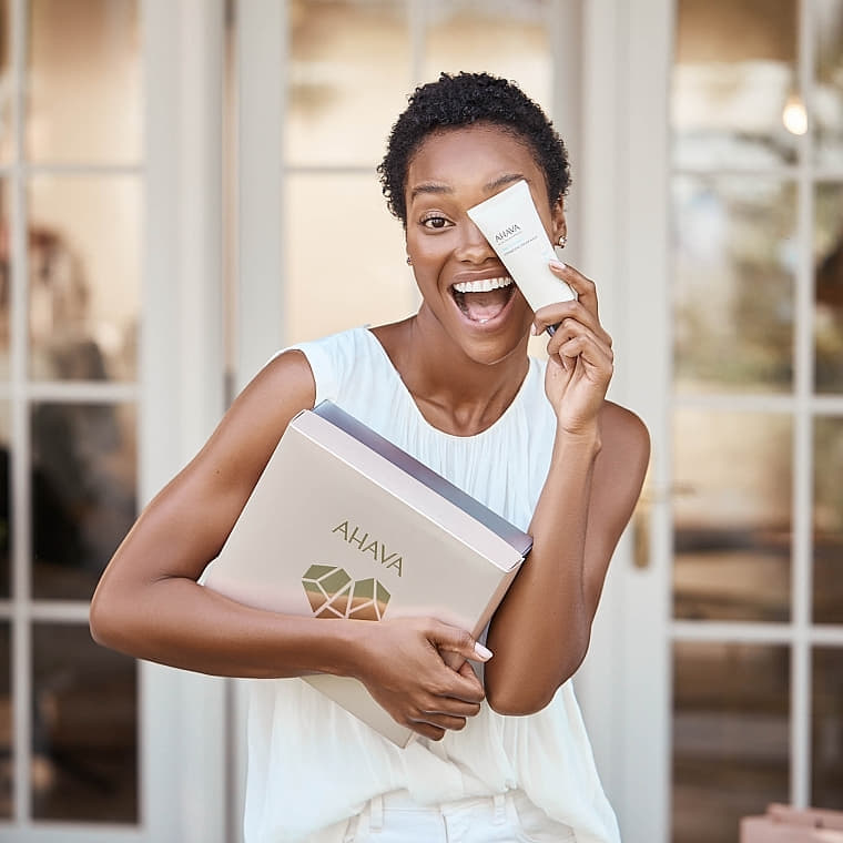 *Маска-крем Ahava для лица увлажняющая 100мл