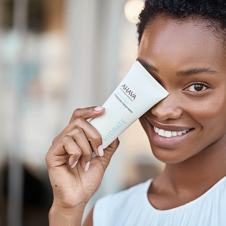 *Маска-крем Ahava для обличчя зволожуюча 100мл