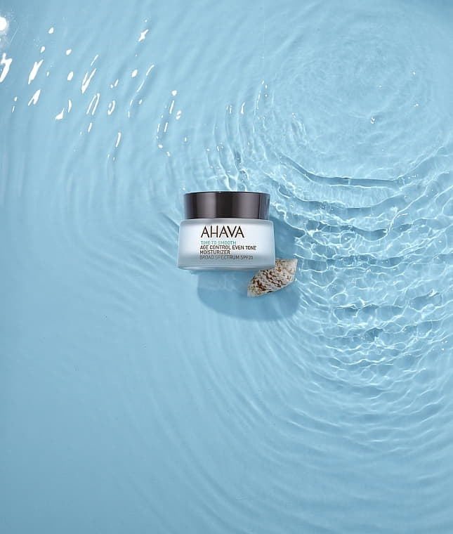 *Крем Ahava для обличчя зволожуючий, що омолоджує, вирівнює тон SPF20 50мл