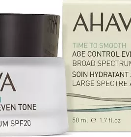 *Крем Ahava для обличчя зволожуючий, що омолоджує, вирівнює тон SPF20 50мл