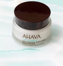 *Крем Ahava для обличчя зволожуючий, що омолоджує, вирівнює тон SPF20 50мл