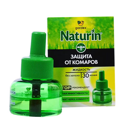 GARDEX Naturin Фумігатор + Рідина від комарів без запаху