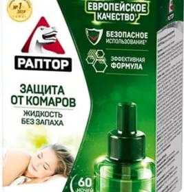 *Раптор12 жидкость 60 ночей для фумигатора