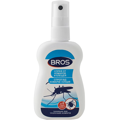 BROS Спрей від комарів і кліщів 50мл