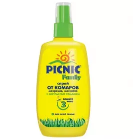 Спрей PICNIC Family від комарів 3 години захисту 100 мл
