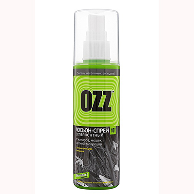 *Лосьон-спрей ДЭТА 10% STANDART OZZ 100мл *Лосьон-спрей ДЭТА 10% STANDART OZZ 100мл