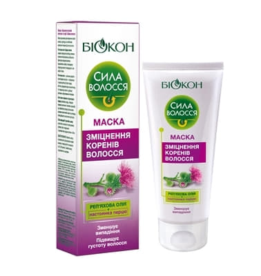 *Маска Біокон Сила волосся зміцнення коріння волосся 100мл