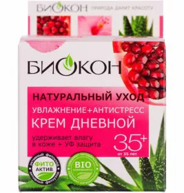 *Крем Биокон Натуральный уход для лица дневной увлажнение/антистресс 50 мл
