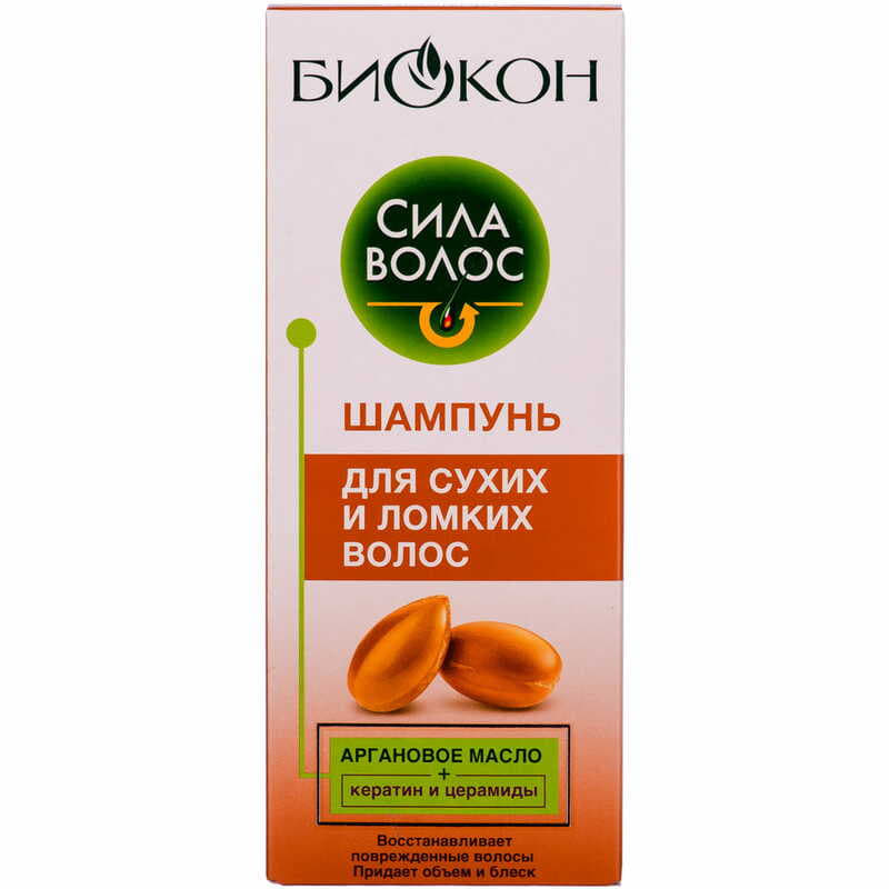 *Шампунь Биокон для волос сухих/ломких Сила Волос 215 мл *Шампунь Биокон для волос сухих/ломких Сила Волос 215 мл