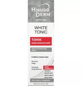 *Тонік Hirudo Derm White Line відбілюючий для обличчя 180мл