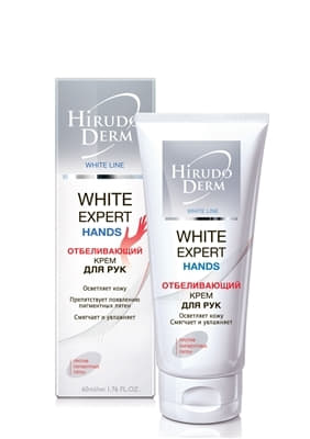 *Крем Hirudo Derm White Line для рук відбілюючий 60 мл