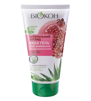 *Аква-гель Біокон Натуральний догляд для вмивання зволожуючий 150 мл