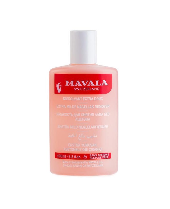 Рідина Mavala для зняття лаку PINK без ацетону 100 мл