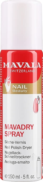 *Mavala91660 Ср-во 150мл д/быстрого высыхания лака Мавадрай-спрей. Mavadry