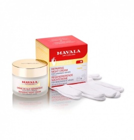 Крем Mavala для рук нічний c рукавичками Repairing Night Cream