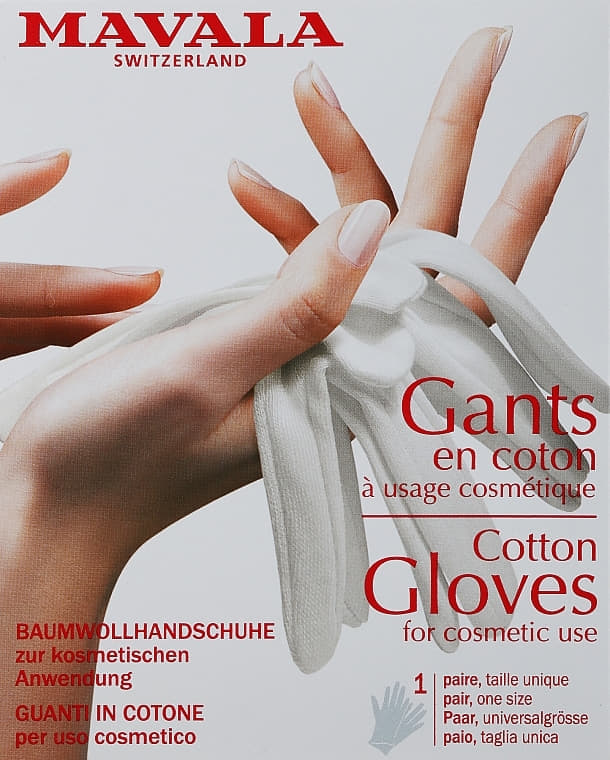 *Перчатки Mavala х/б Gants/Gloves *Перчатки Mavala х/б Gants/Gloves