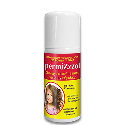 Пермізол засіб проф.від вошей та гнид аер.70мл