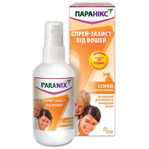 *Паранікс спрей захист від вошей 100мл фл.